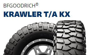 BFGoodrich Krawler T/A KX Dünyanın En İyi Kaya Tırmanma Lastiği