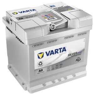 Varta Silver Dynamic AGM A9 12 Volt 50 Amper Start Stop Plus Akü