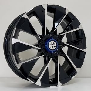 Expeto HLN0001 Esprit Alpine 4x100 7.0x17 ET37 60.1 Black Machined XL Renault Clio Uyumlu 17 Jant Takım