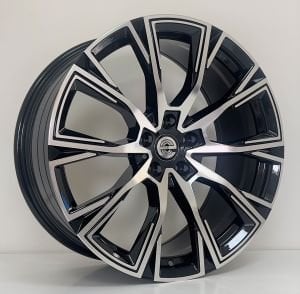 Expeto HB0002 5x112 Ön 8.0x19 ET30 Arka 9.0x19 ET40 66.6 Black Machined XL Bmw Uyumlu 19 Jant Takım