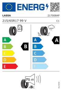 215/65R17 99V Competus H/P3 Lassa