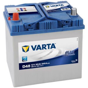 Varta Blue Dynamic D48 12 Volt 60 Amper Akü (Tırnaksız - Ters Kutup)