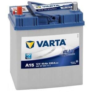 Varta Blue Dynamic A15 12 Volt 40 Amper Akü (Japon Tip - Ters Kutup)