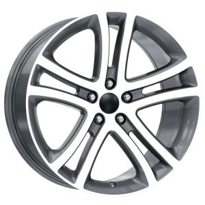 DY 549 5X112 8.5X19 ET33 57.1 Gun Metal Diamond 19 Jant Takım