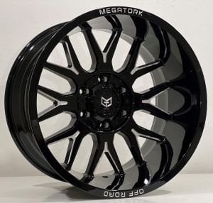 Megatork 543 6x139.7 12X20 ET(-44) 110 Black Milling Off Road 20 Jant Takım